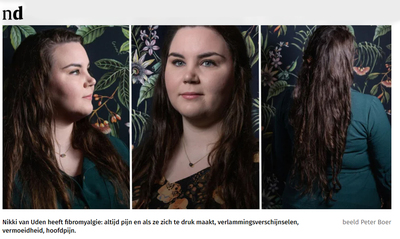 Nikki heeft altijd onverklaarbare pijn: ‘Ik wil niet blijven hangen in waar ik nu ben, maar doorgroeien’