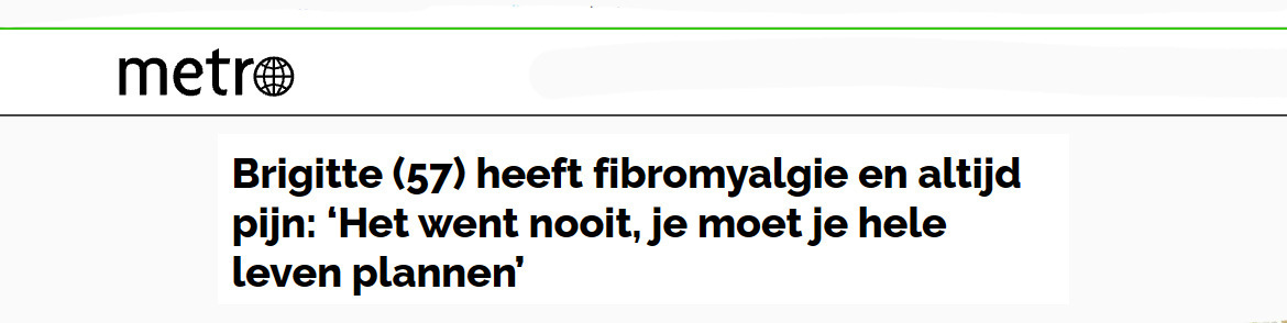 Brigitte (57) heeft fibromyalgie en altijd pijn: ‘Het went nooit, je moet je hele leven plannen’